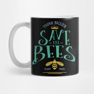 Save the Bees Plant trees, World Bee Day Mug